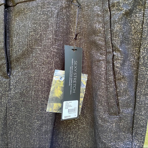 Lane Bryant Gold Black Pants - Picture 3 of 5